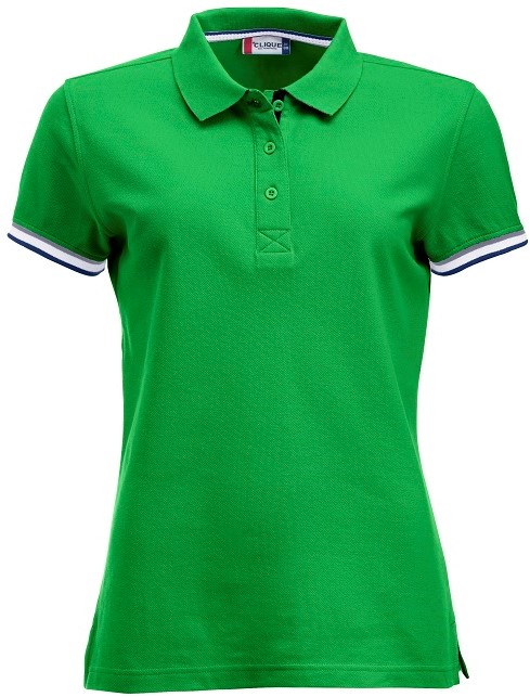 anders component Omringd SALE! Clique 028239 Newton dames polo - Appgelgroen - Maat M WorkWear4All