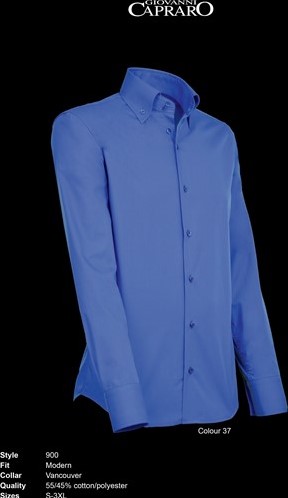 Oriënteren gevolgtrekking Modderig SALE! Giovanni Capraro 900-37 Heren Overhemd - Donker Blauw - Maat L  WorkWear4All